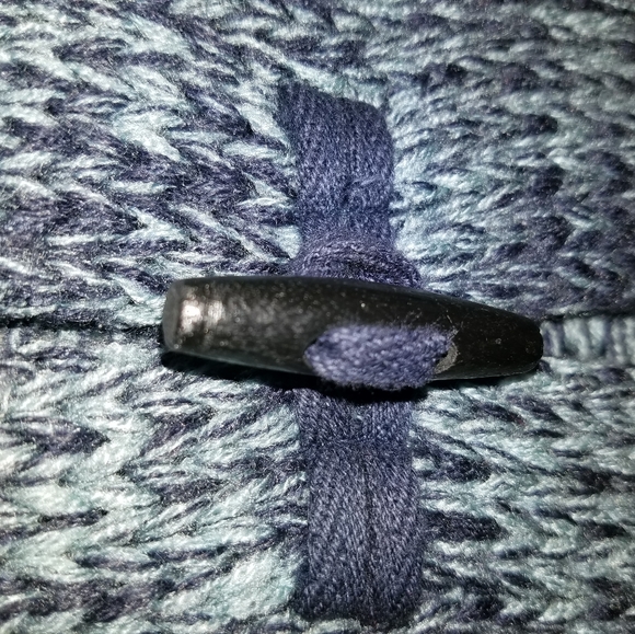 Moda International Blue Knit Long Sleeve Sweater - Picture 4 of 7